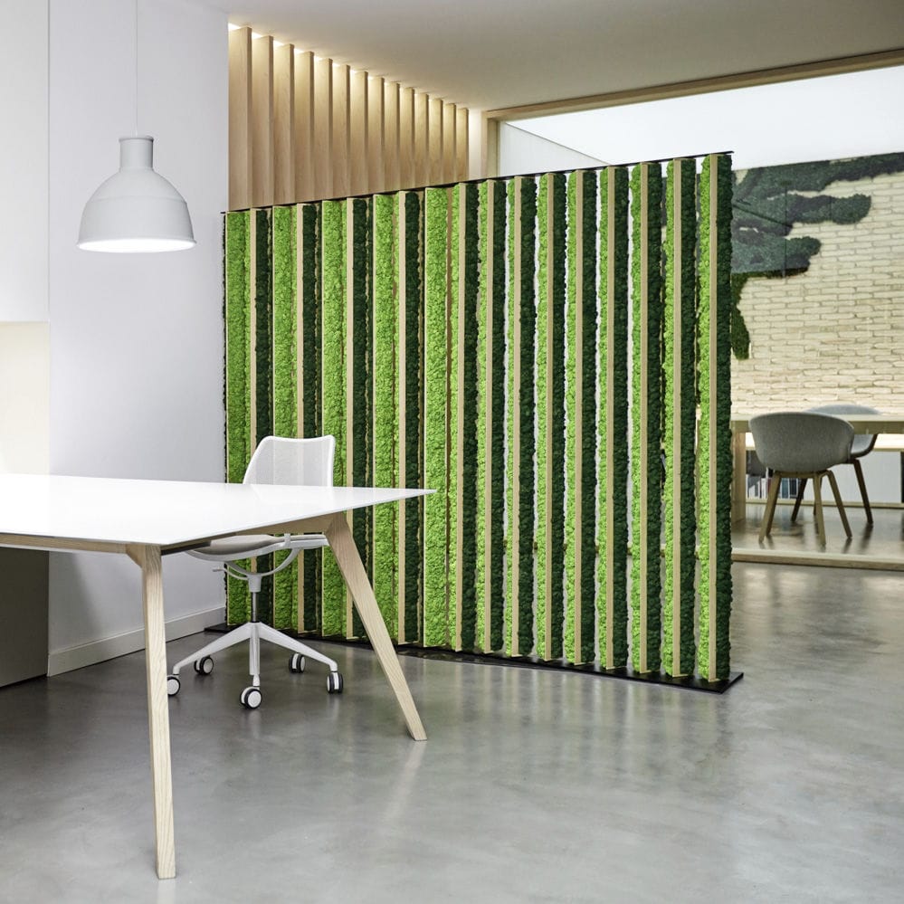 Wood room divider - GOW - Greenarea - preserved plants / commercial ...