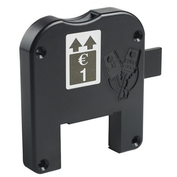 Mechanical coin lock - F750 - EURO-LOCKS - for furniture / 1 point / home
