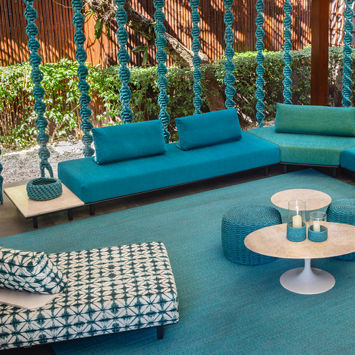 Modular sofa - Flex Module - Tidelli - outdoor / customizable color ...