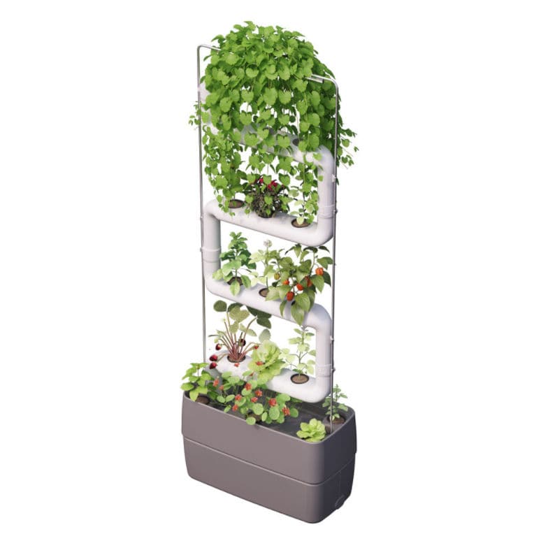 Green wall system kit with integrated watering - UK DARK GREY - Supragarden