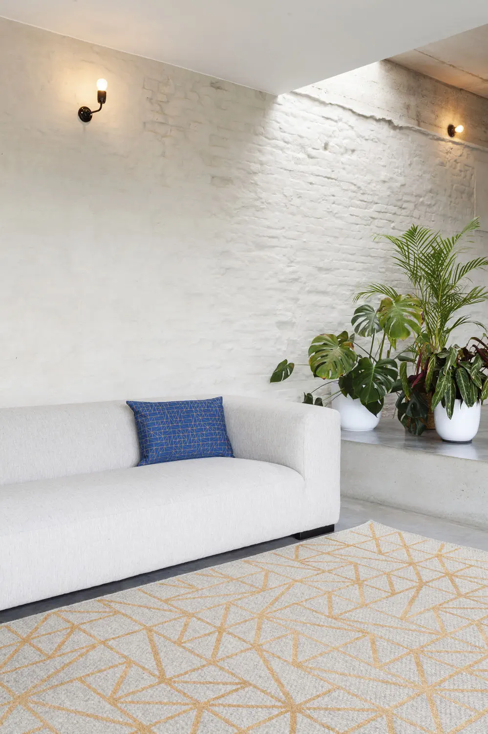 Woven carpet - OPUNTIA & COHEN - Aristide - viscose / wool / roll