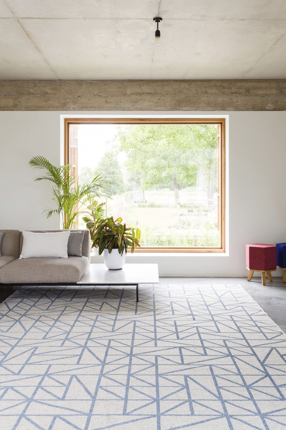 Woven carpet - OPUNTIA & COHEN - Aristide - viscose / wool / roll
