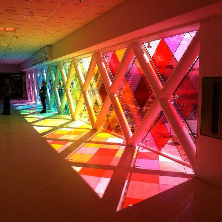 Laminated Architectural Glass Miami Airport Terminal Vanceva Safety Plain Colored - Glass Partition Walls Miami Laminated Architectural Glass Miami Airport Terminal Vanceva Safety Plain Colored - Glass Partition Walls Miami