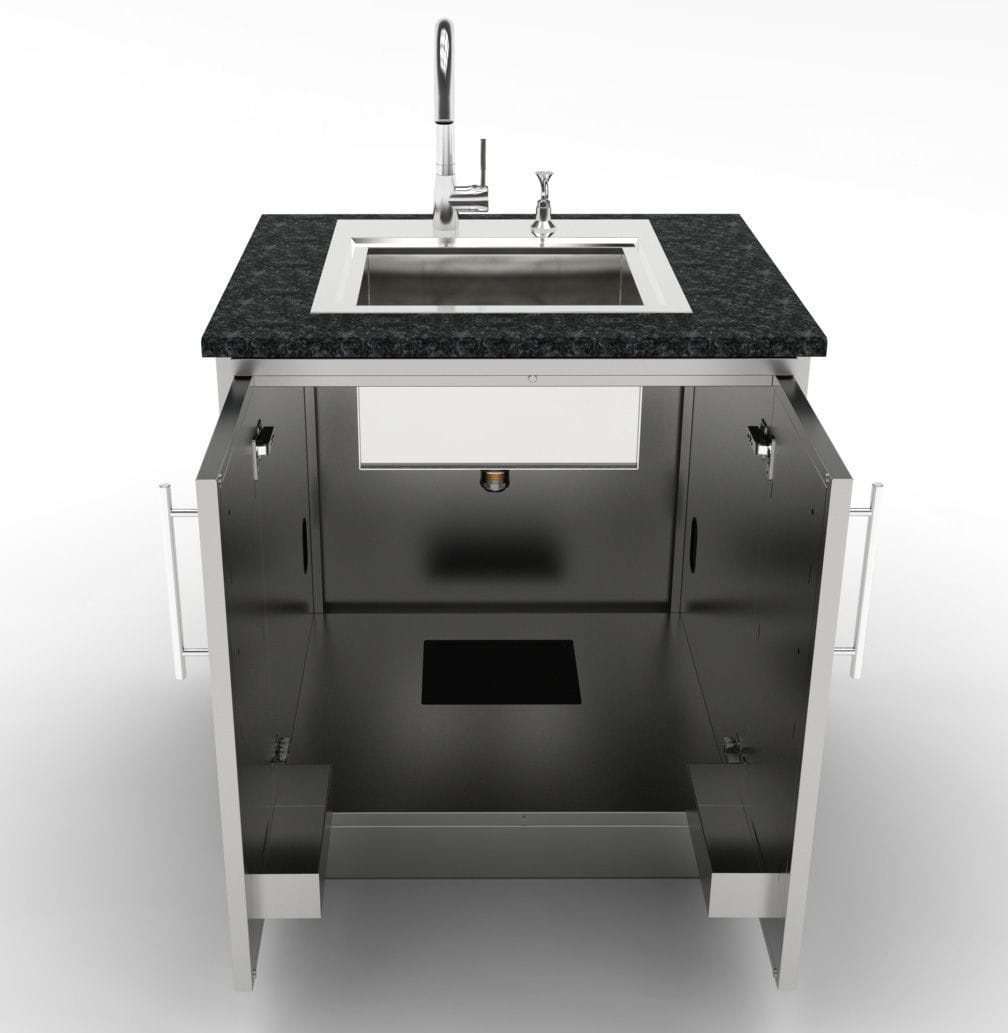 Stainless steel kitchen sink SBC30FDD SUNSTONE for garden / home