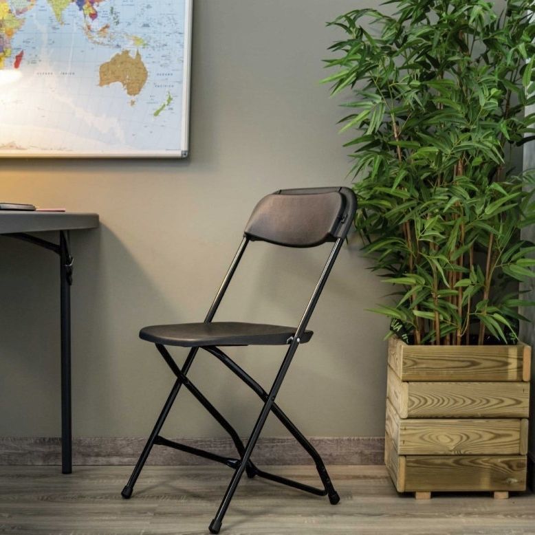 Folding chair Alex Zown contemporary / polypropylene / steel base