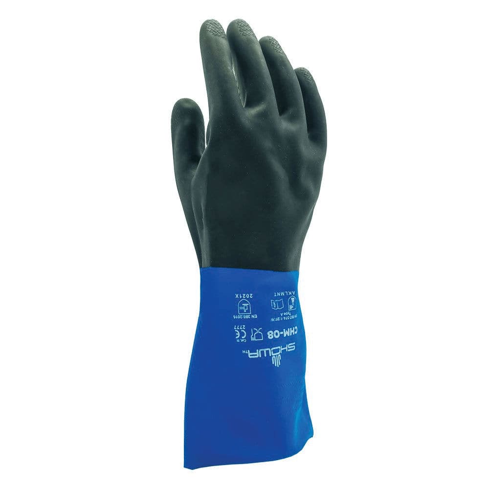 Handling glove CHM Showa chemical protection / rubber / cotton
