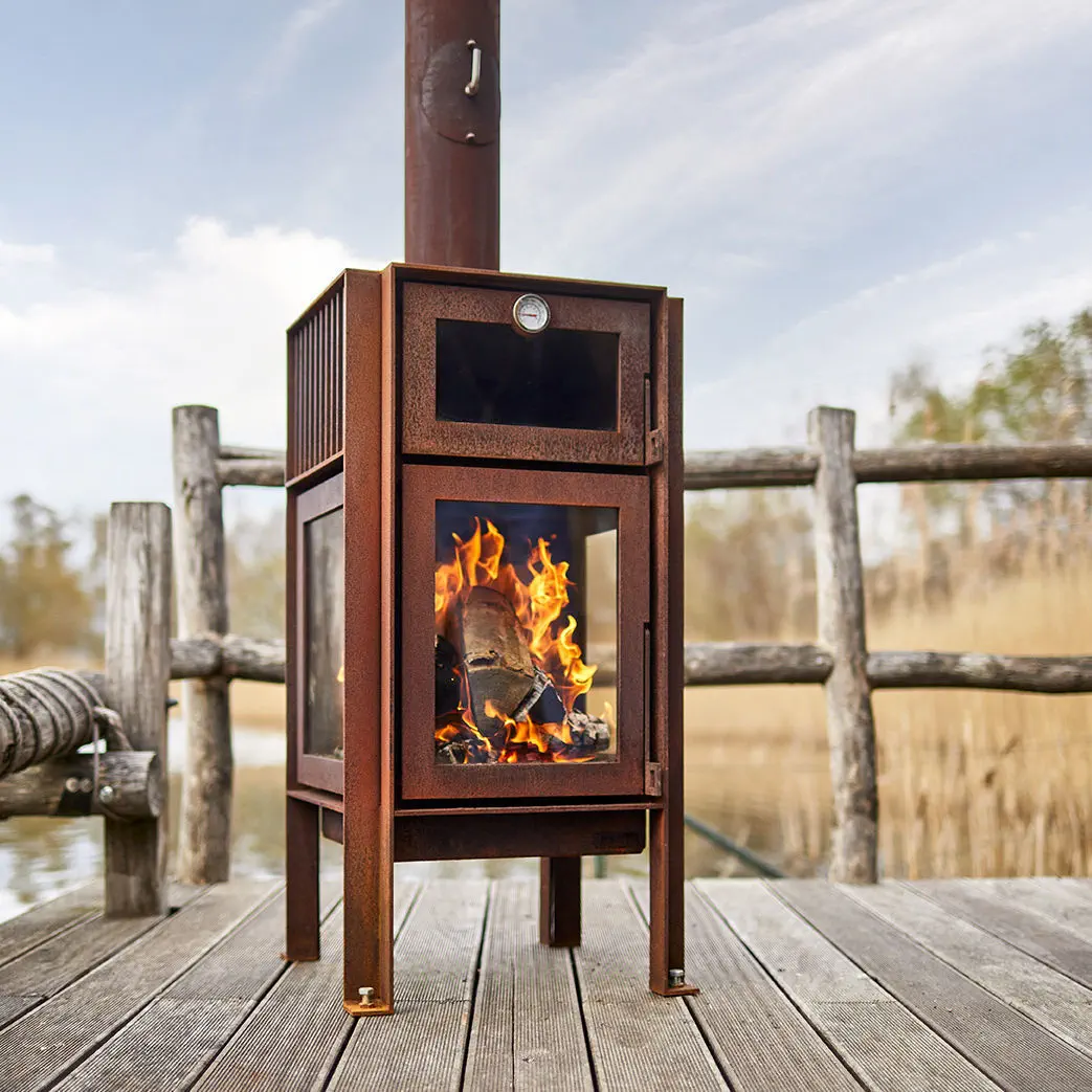 Home pizza oven - Quercus - RB73 - wood-burning / free-standing