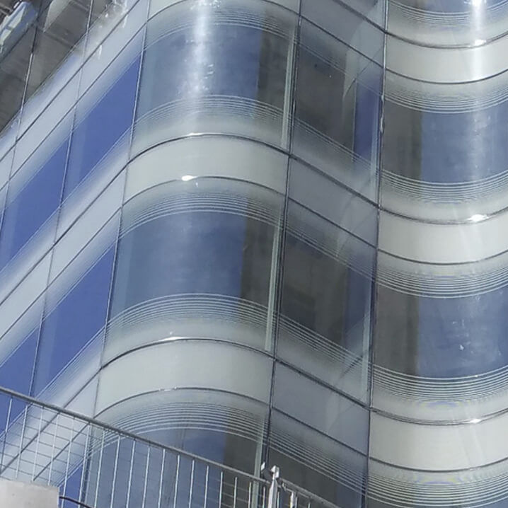 Exterior structural glazing - BENT - Standard Bent Glass Corp