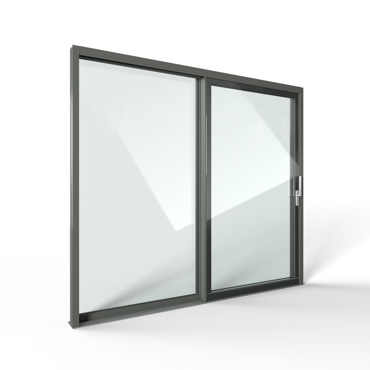 Lift-and-slide patio door - FIN-Slide - Finstral - aluminum / PVC ...