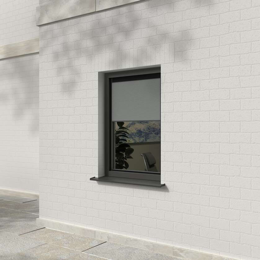 Casement window Novaline Plus/Twin Finstral aluminum / triple