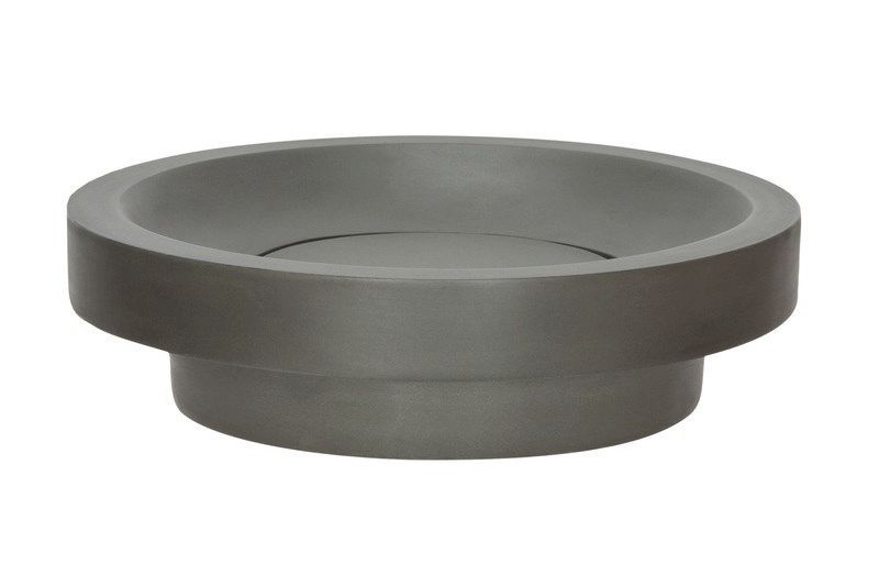 Countertop washbasin Round2 Vasque import concrete / round