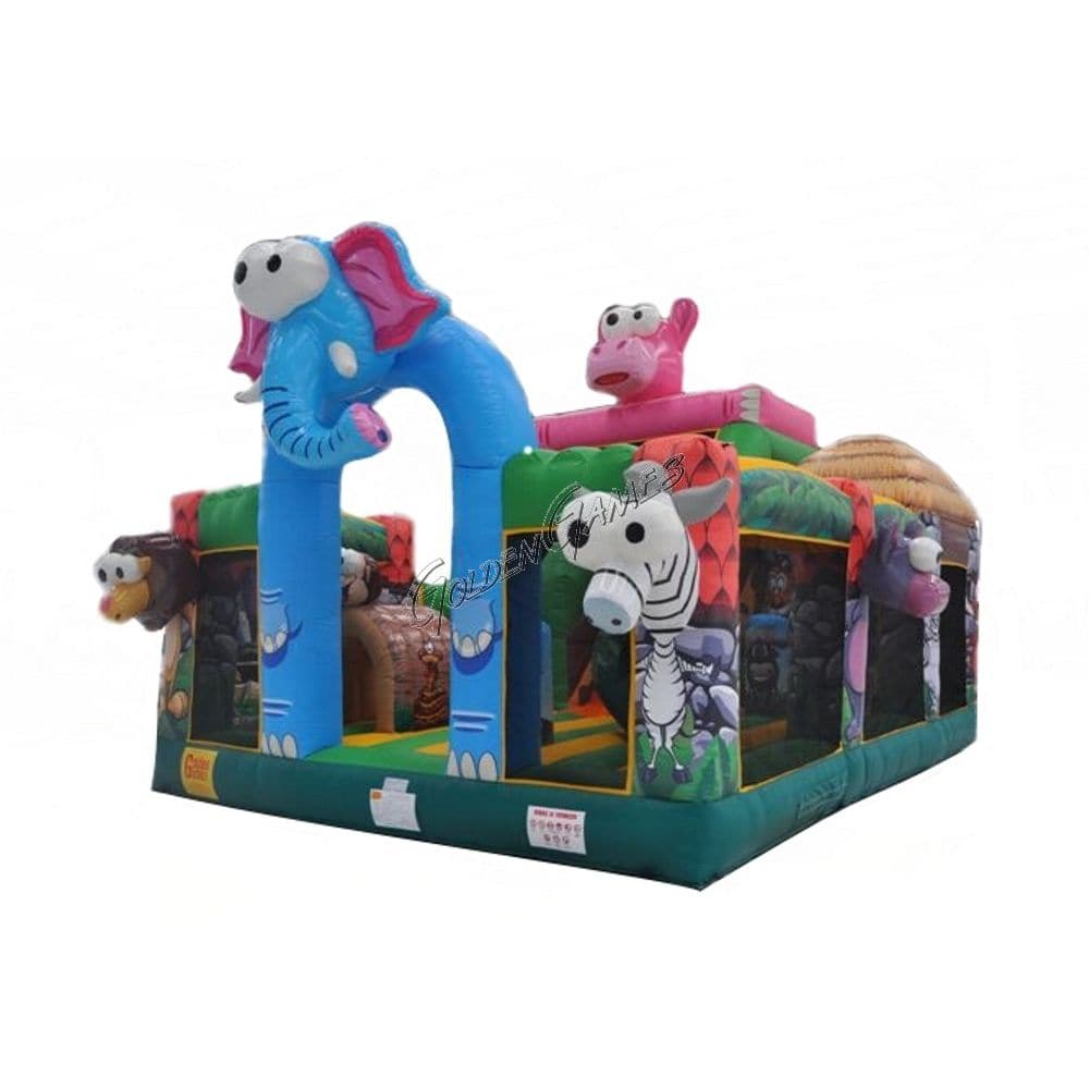 Playground play structure JUNGLE ISLAND GOLDEN GAMES SRL plastic