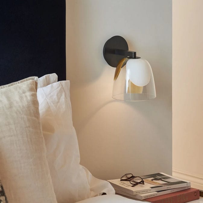 Contemporary wall light - NARA - Heathfield and Comapny - indoor ...