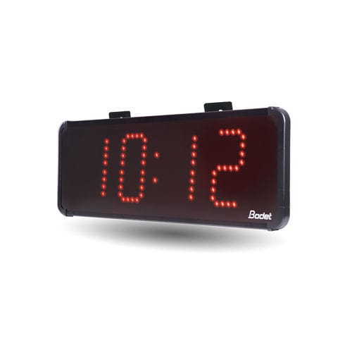 Contemporary clock HMT 10 Bodet Time wallmounted / digital