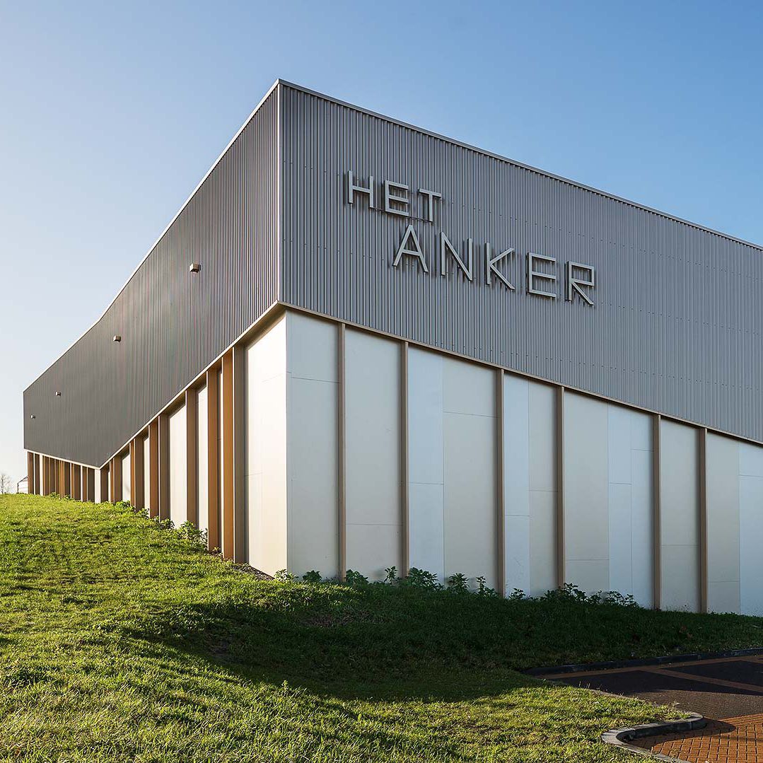 Cassette cladding HET ANKER ALUCOBOND composite / aluminum / bronze