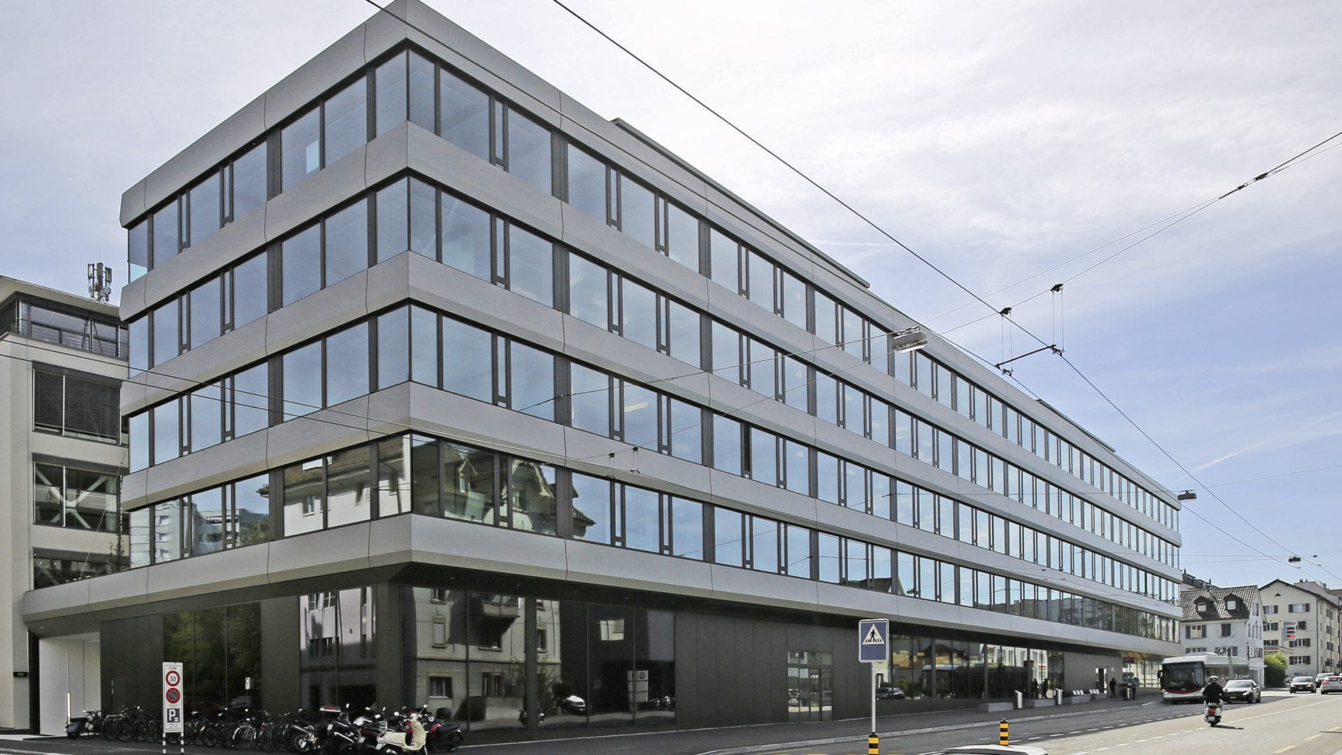 Panel curtain wall - KANTONSPITAL ST. GALLEN - ALUCOBOND - aluminum ...