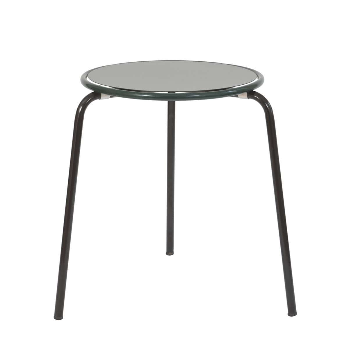 Contemporary coffee table TRIPOD ARCALO metal / metal base / round
