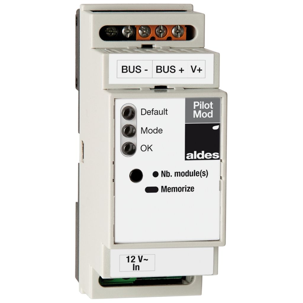 Air conditioning control module - VMT MOD - ALDES - DIN rail / indoor ...