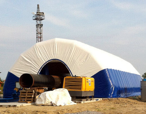 Inflatable structure with PVC membrane - Vector Trade UK - storage ...