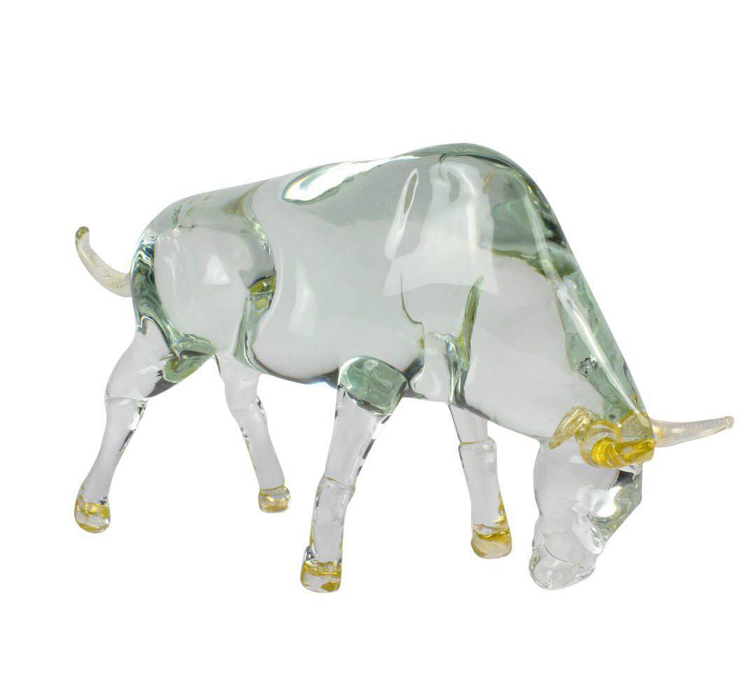 Gold sculpture EXCLUSIVE BULL Original Murano Glass s.n.c. Murano