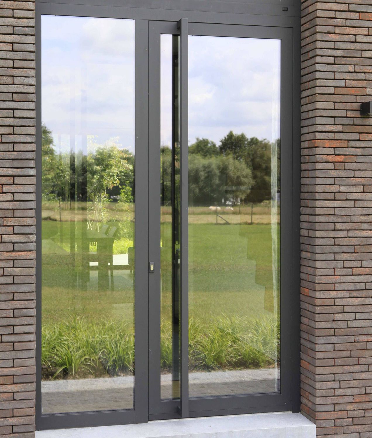 Swing French Door Aluminum Triple Glazed Thermally Insulated