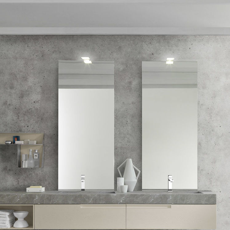 Wall-mounted bathroom mirror - C110 - BAXAR - contemporary ...