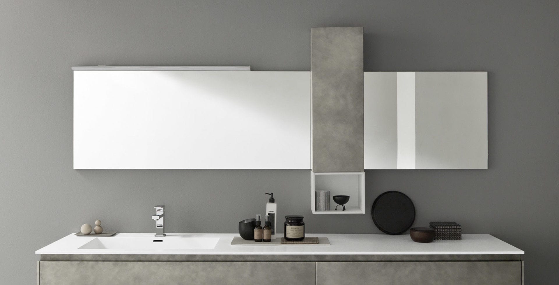 Wall-mounted bathroom mirror - C205 - BAXAR - contemporary ...