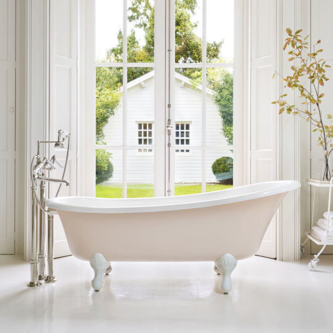 Oval bathtub THE WHITEWATER Drummonds freestanding / for homes