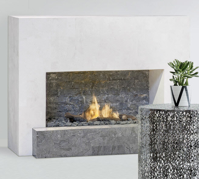 Contemporary Fireplace Surround Natural Stone Santos Xaralyn
