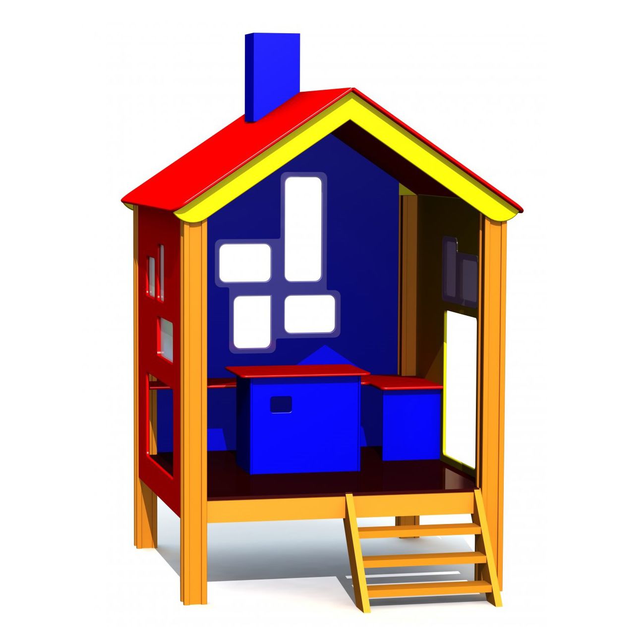 Outdoor playhouse MM410 Tiptiptap floormounted