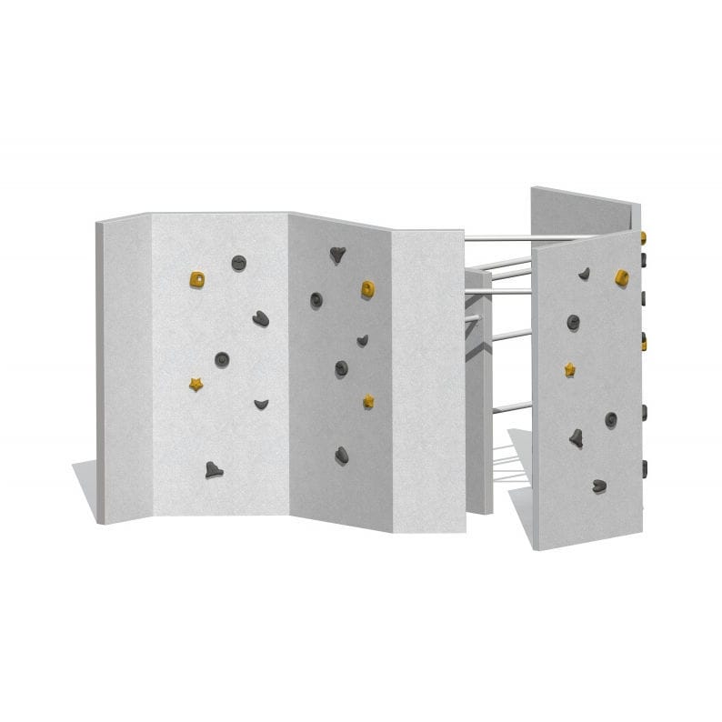 Fixed climbing wall CON303 Tiptiptap for playground