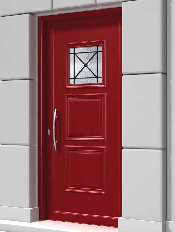 Glass door panel P 6000 ALUMINCO aluminum