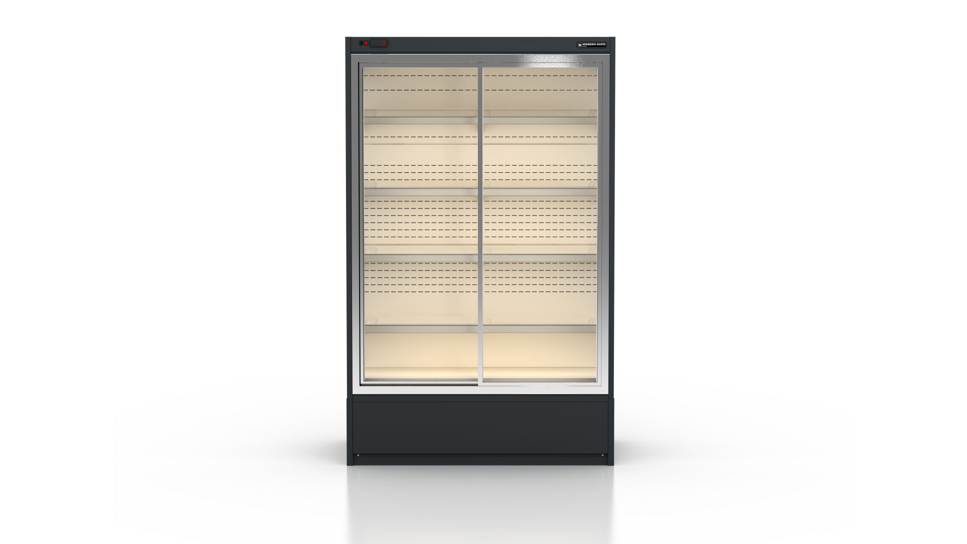 Refrigerated Display Case With Shelves Cooljet Gl Modern Expo Refrigerated Display Case With Shelves