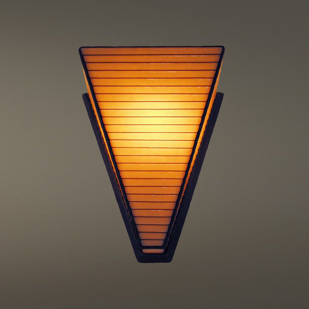 Contemporary wall light SAHARA Hilliard indoor / bronze / glass