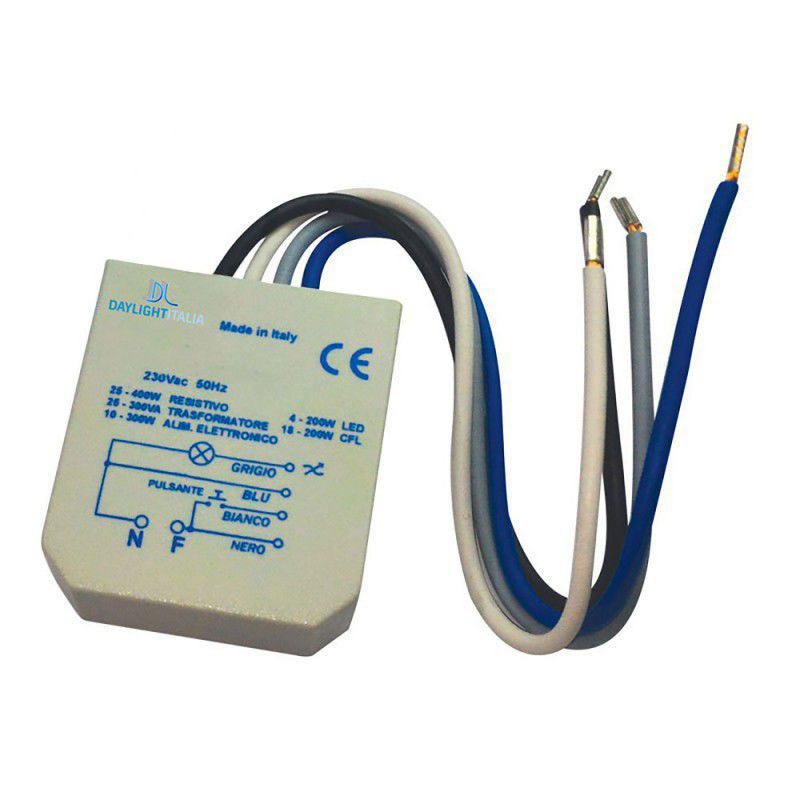 Wallmounted dimmer DIM551010 Creative cables DIN rail