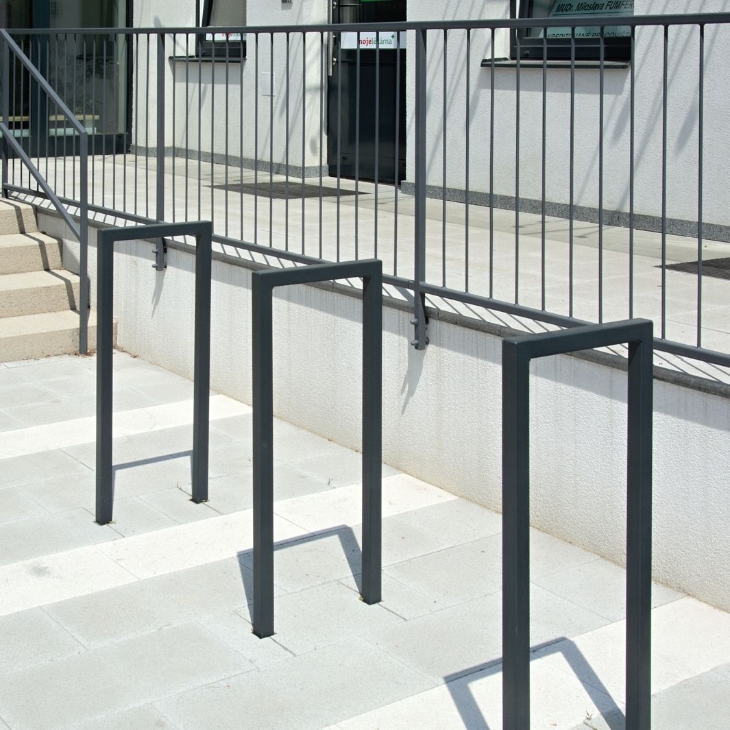 Floor-mounted bike rack - TOMI - STREETPARK s.r.o. - steel / galvanised ...