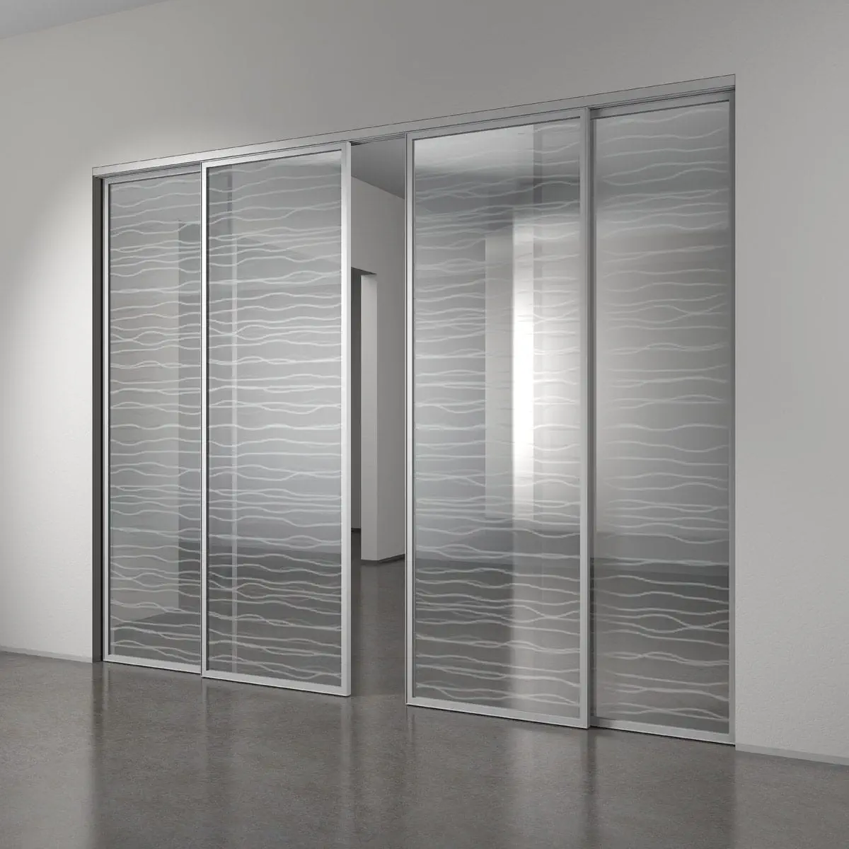 Sliding glass door pocket system - TELESCOPIC DOUBLE CAVITY FRAME - Premium Sliding  Doors, image size:1200x1200