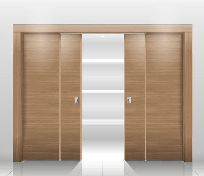 Sliding door pocket system TELESCOPIC CAVITY FRAME Premium Sliding Doors