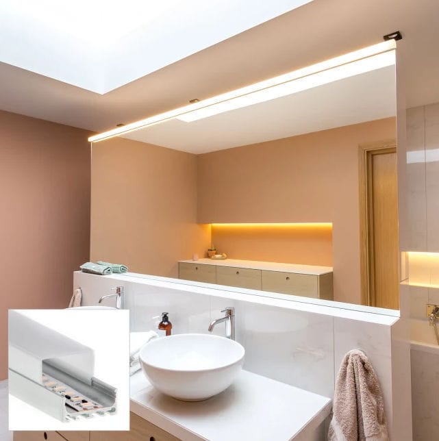 Surface mounted lighting profile SLC B1 The Light Group LED