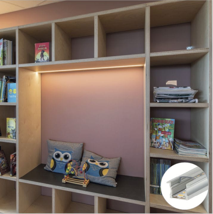 Recessed lighting profile SLC A4 The Light Group LED / commercial