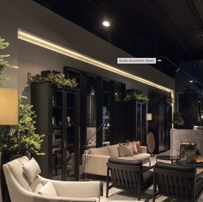 Recessed lighting profile SLC A2 The Light Group LED / commercial