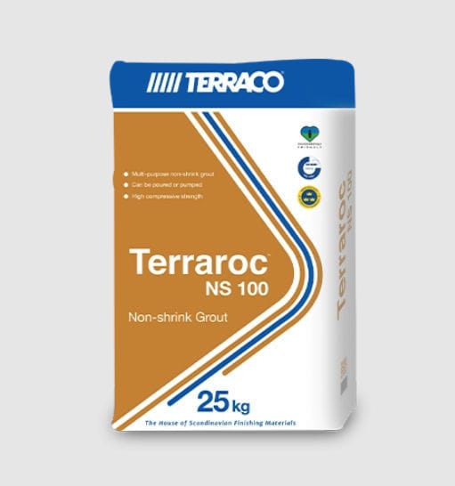 Fixing mortar TERRAROC NS 100 Terraco LLC. Ltd grouting / non