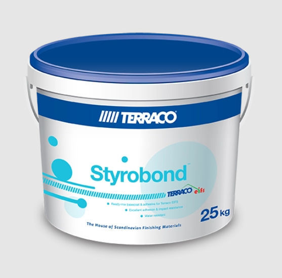 adhesive paste STYROBOND Terraco LLC. Ltd fixing