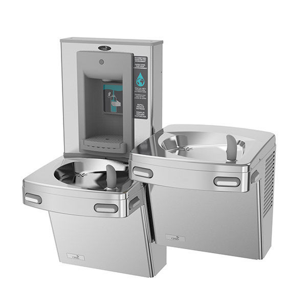 Cold drinking fountain VERSAFILLER PSBFSL OASIS wallmounted