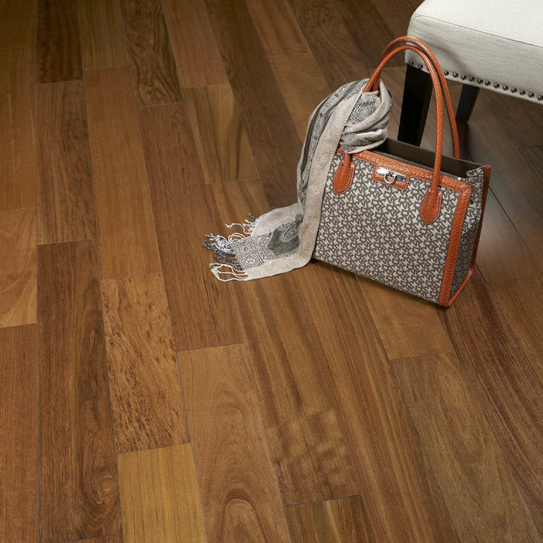 Engineered parquet floor BRAZILIAN CHERRY / JATOBA Ribadao Wood