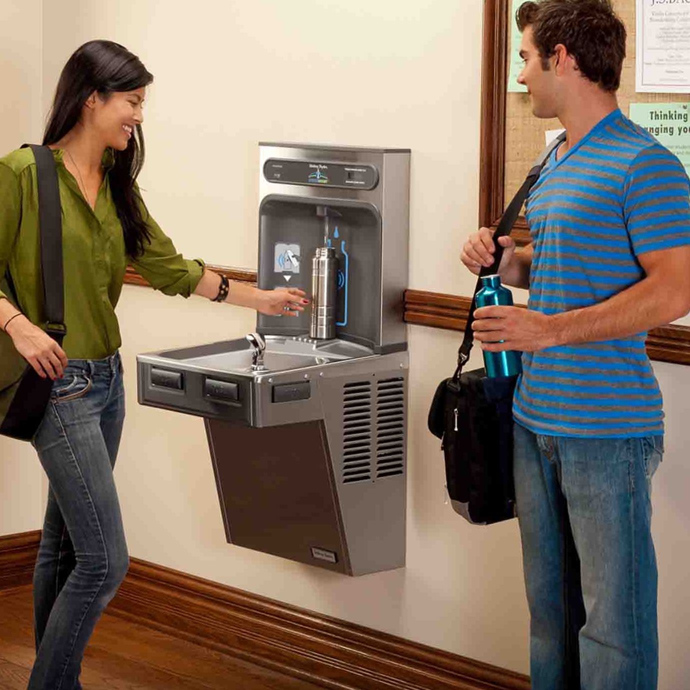 Wall-mounted drinking fountain - HALSEY TAYLOR HYDROBOOST - CIVIQ ...