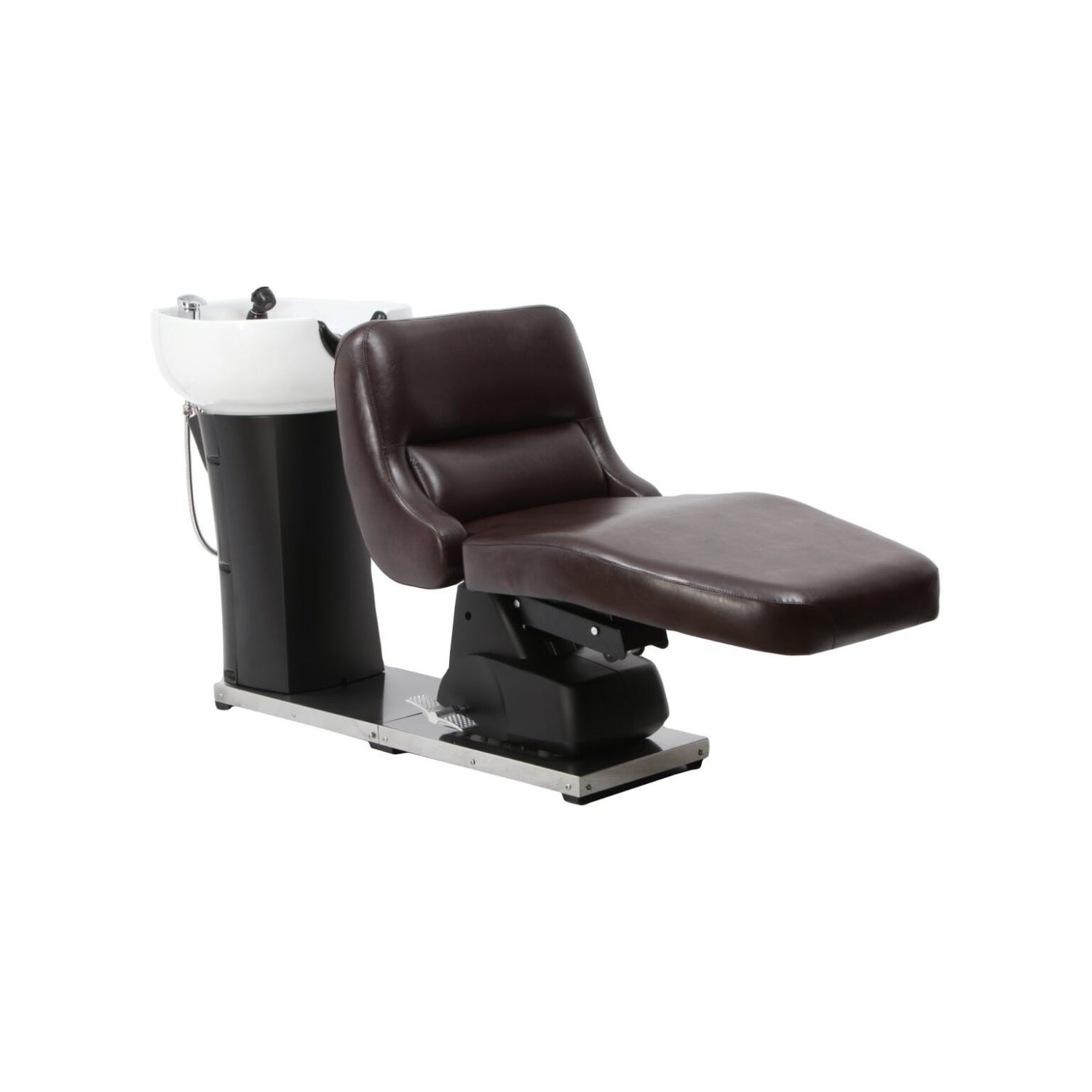 Shampoo chair with footrest 272 BD KOREA CO.,LTD synthetic