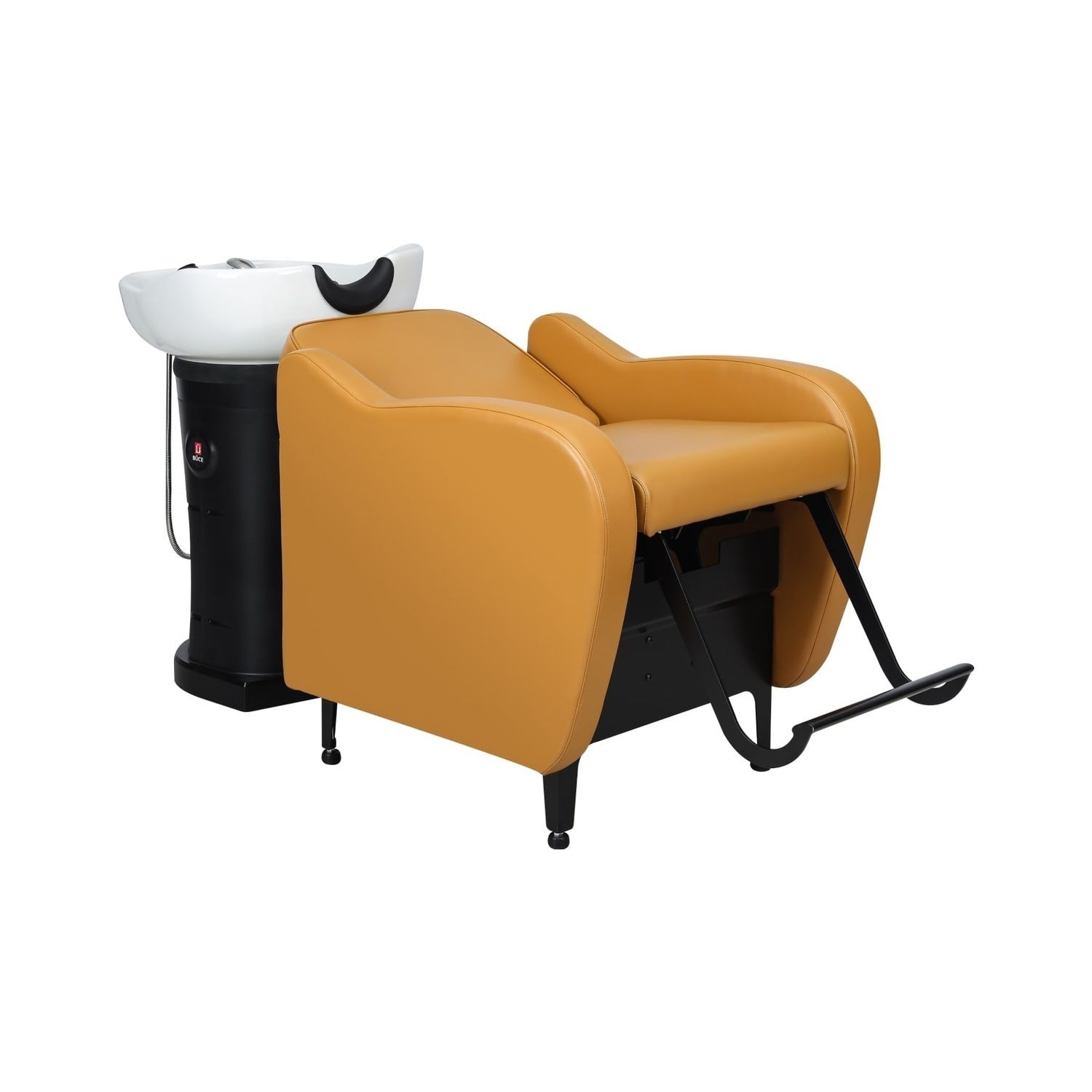 Shampoo chair with footrest S257 BD KOREA CO.,LTD synthetic