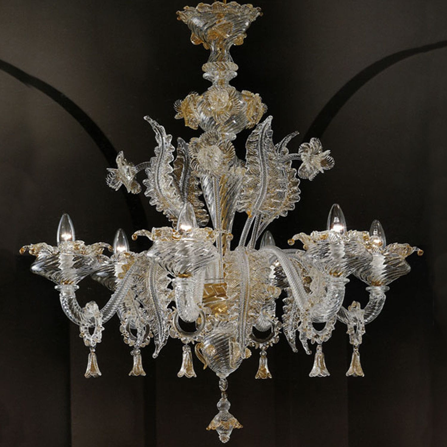 style chandelier GIUDITTA BOTTEGA VENEZIANA blown glass