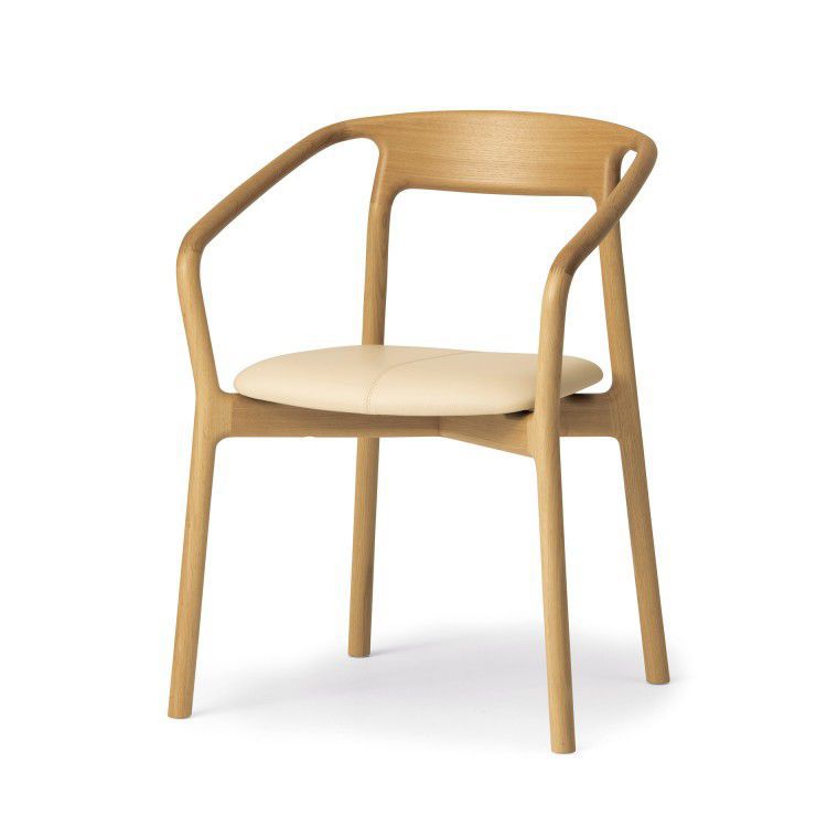 Contemporary dining chair - KORENTO - CondeHouse - fabric / oak ...